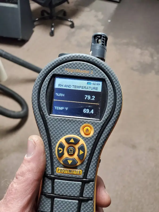 Moisture meter humidity assessment for Mold Remediation & Removal in Bell